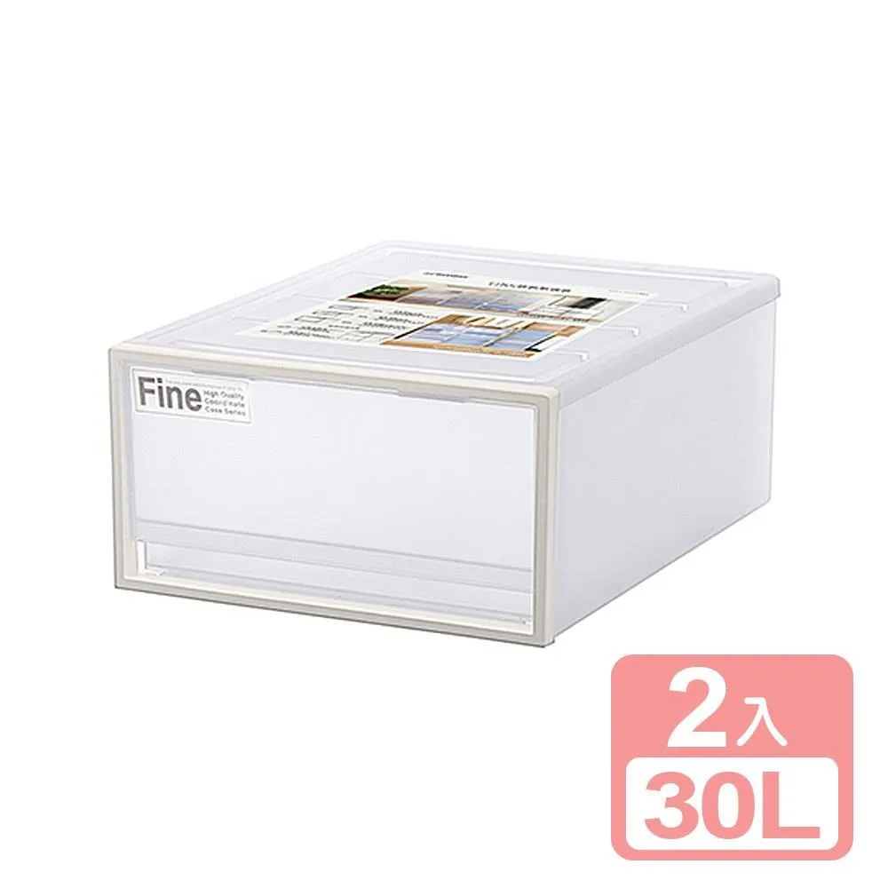 《真心良品》KEYWAY面寬-40單抽屜整理箱30L-3入組 歷史價格詳細信息