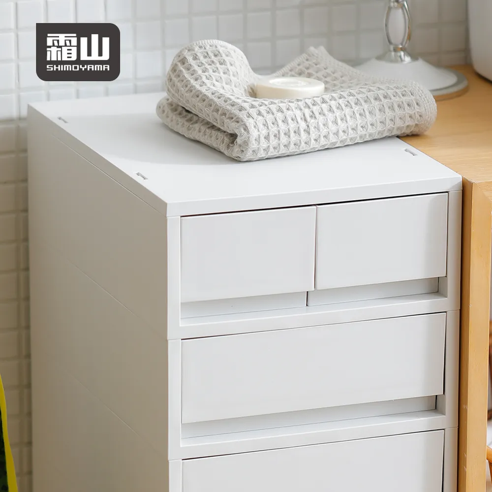 【日本霜山】無印風雙把手層架/櫥櫃收納籃-窄型-3入 歷史價格詳細信息