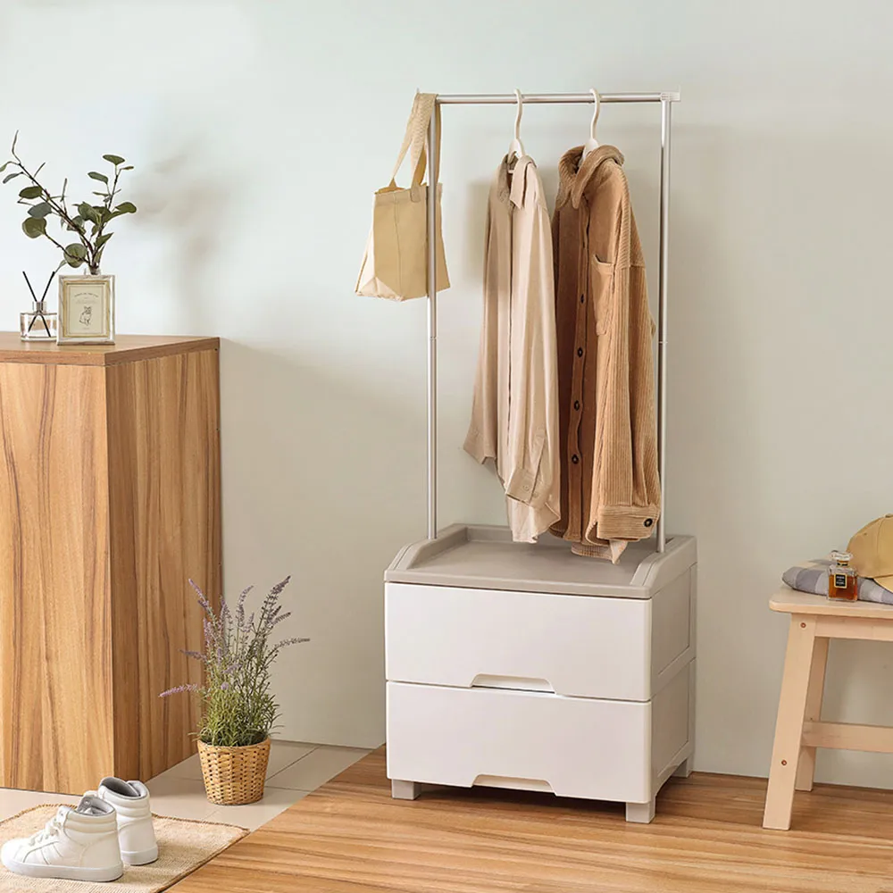 《真心良品》KEYWAY聯府衣掛式兩抽收納櫃-1入 歷史價格詳細信息