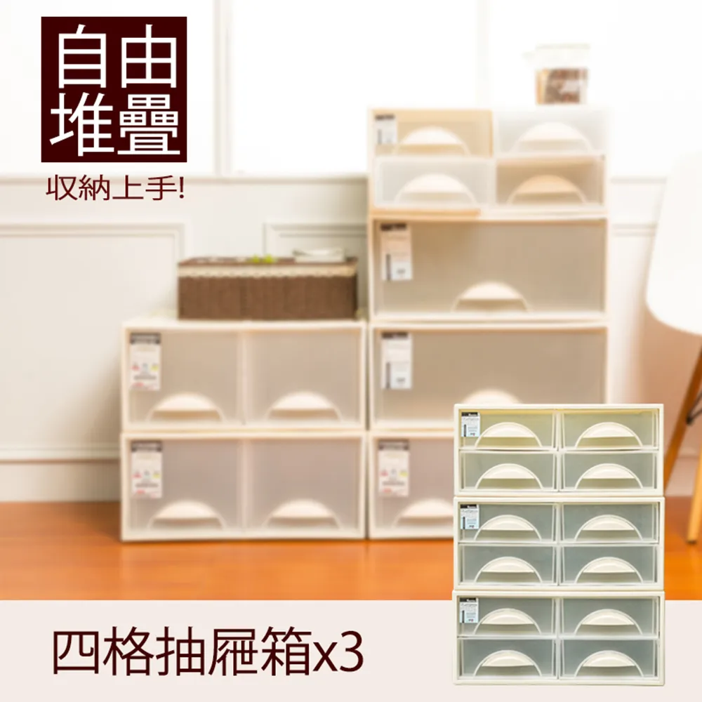 dayneeds 極簡澈亮可自由堆疊四格抽屜(1入) 歷史價格詳細信息
