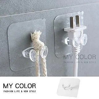 插頭掛勾 粘貼式電器插頭掛勾 插座收納架 電源線插頭掛鉤 (3入) RA00116 好娃娃 歷史價格詳細信息