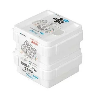 日本製【INOMATA】十字濕紙巾收納盒 迷你型2入組 超值2件組 歷史價格詳細信息