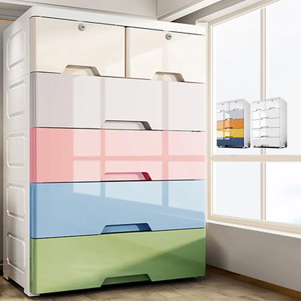 【Mr.Box】74大面寬-時尚5層收納櫃(2小抽+4大抽)-附輪 歷史價格詳細信息