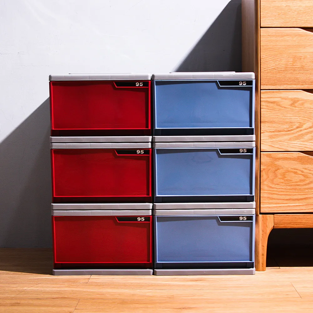 【Mr.box】免組裝單層抽屜式收納箱 35L-3入 歷史價格詳細信息