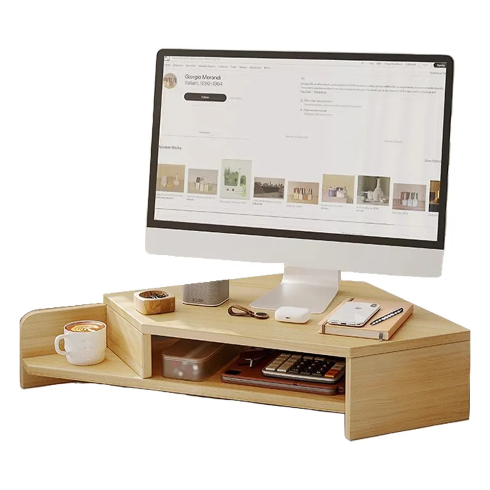 電腦螢幕增高架帶墊高屏幕辦公室臺式桌面收納置物 歷史價格詳細信息