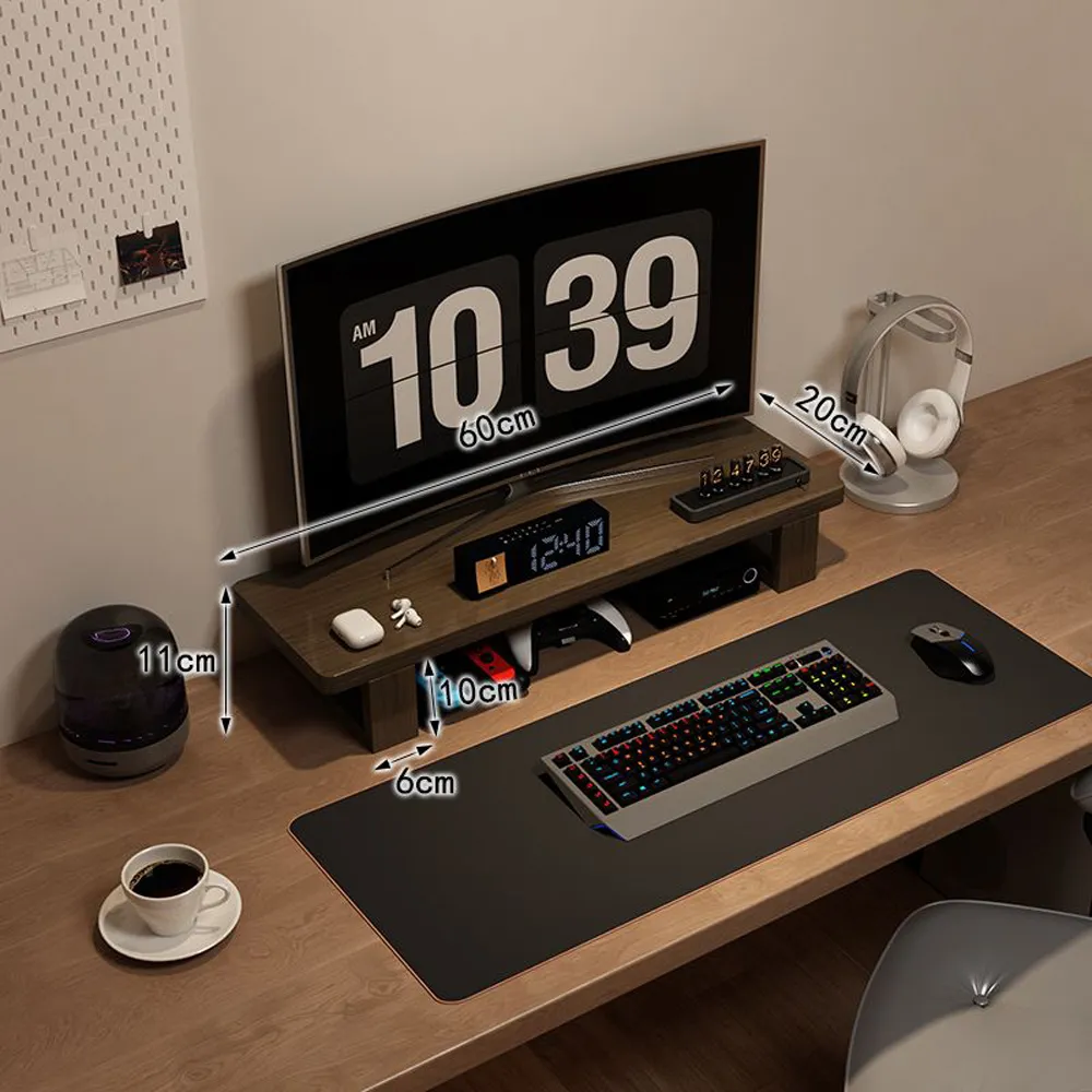 臺式電腦增高架顯示器增高架桌面鍵盤托架顯示屏幕底座擡高支架顯示屏墊高電腦支架桌面增高架辦公桌置物架子 歷史價格詳細信息