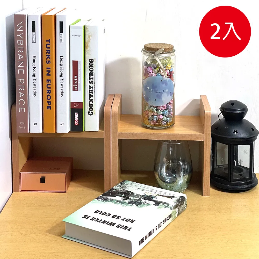 (ONE 生活)長38CM層架二入/自學層架/桌上層架 歷史價格詳細信息