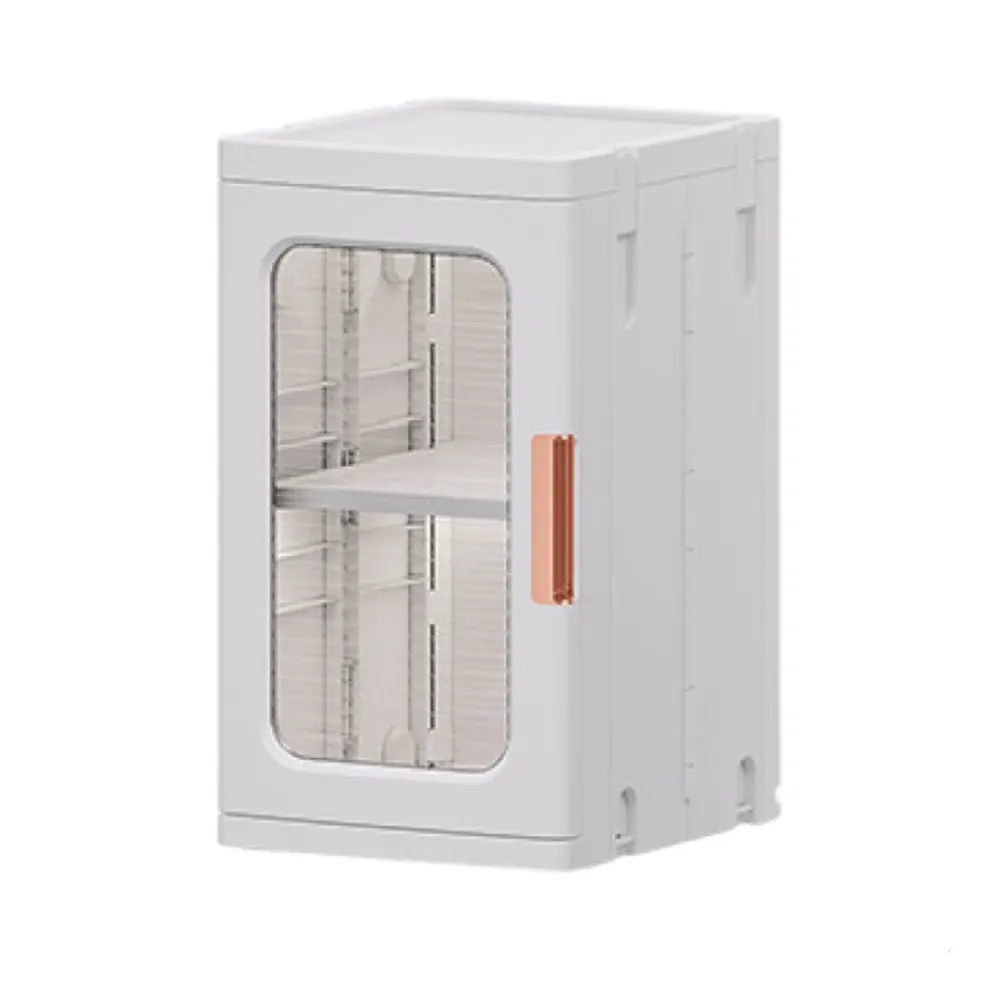 可折叠收纳箱免安装多层  透明置物柜子塑料家 玩具储物整理箱 歷史價格詳細信息