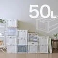 日本 RISU 可折疊式收納箱 50L(單入) - 三色 價格比較,價格查詢,歷史價格詳細信息