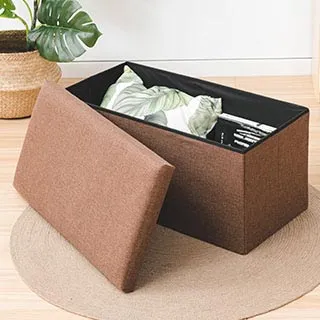 棉麻折疊收納凳-長型(卡其)[大買家] 歷史價格詳細信息