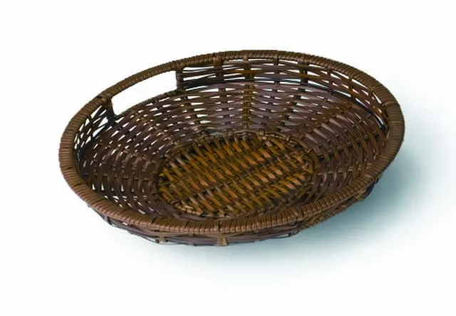 KAWAJUN (JA414)圓形仿籐樹脂籃底座F45H50濃茶 歷史價格詳細信息