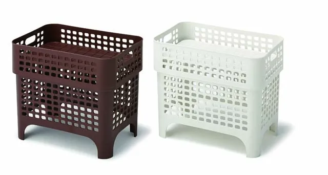 KAWAJUN (PDA100BD、HT)兩用樹脂籃4530高40濃茶 歷史價格詳細信息