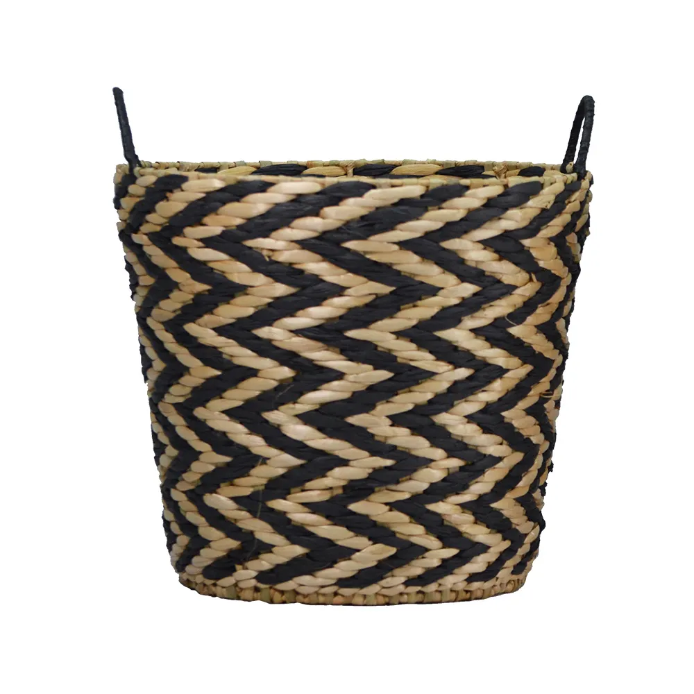 編織籃收納籃北歐海草收納筐髒衣籃琴葉榕藤編花籃花器花盆(S)_☆找好物FINDGOODS☆ 歷史價格詳細信息