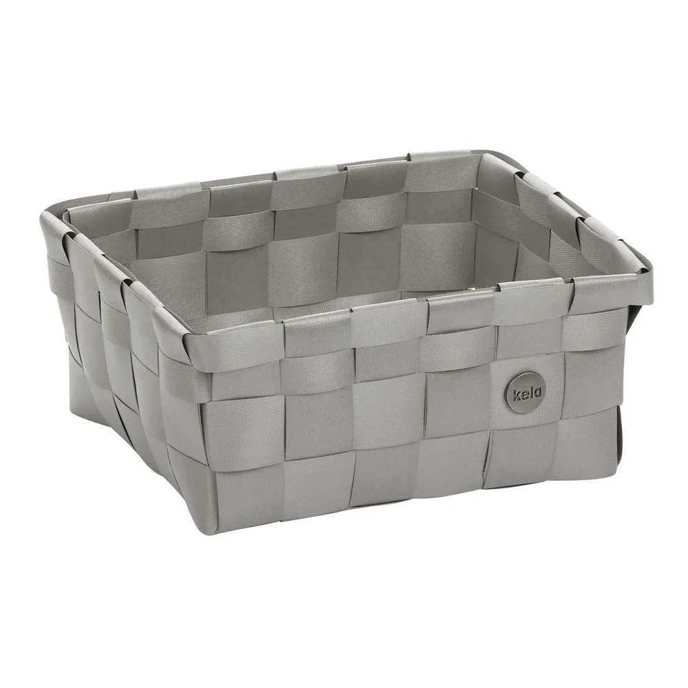 KELA Neo方形編織收納籃(銀灰15cm) 歷史價格詳細信息