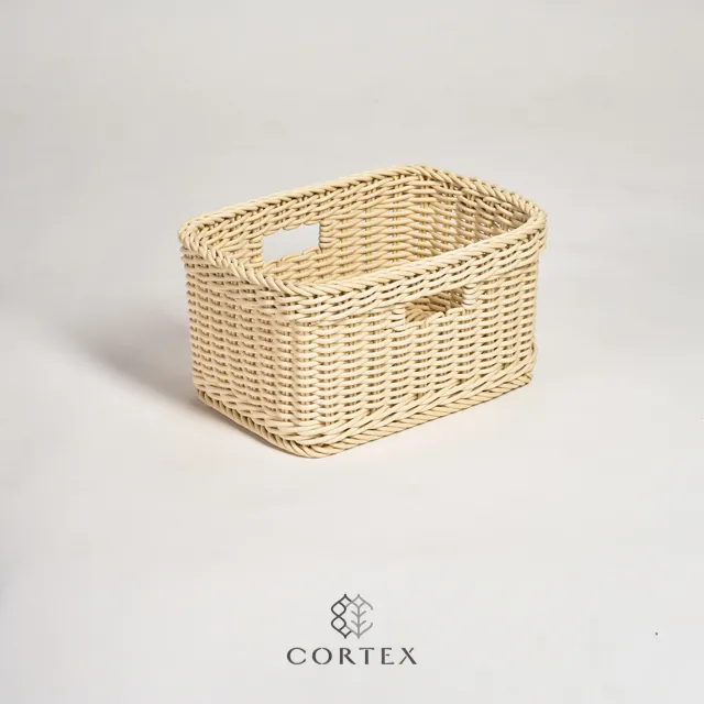 CORTEX 欣地PP編織籃 (收納型-大置物籃W43)米白色 歷史價格詳細信息