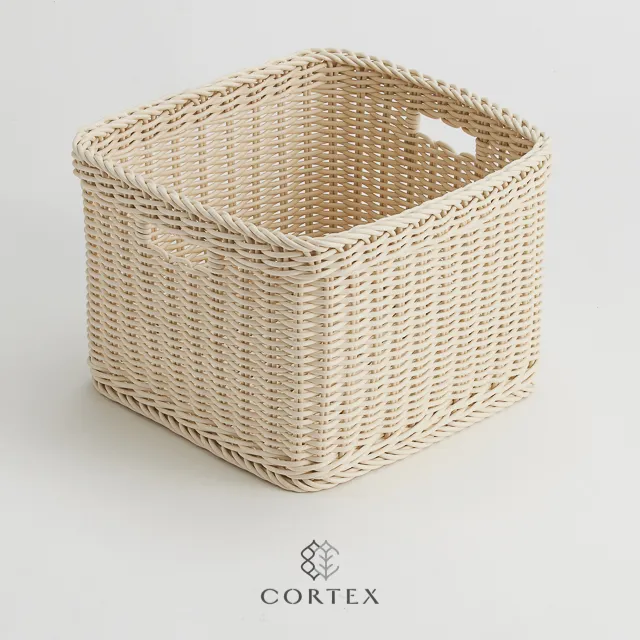 CORTEX 收納籃 正方型W31 卡其色 歷史價格詳細信息