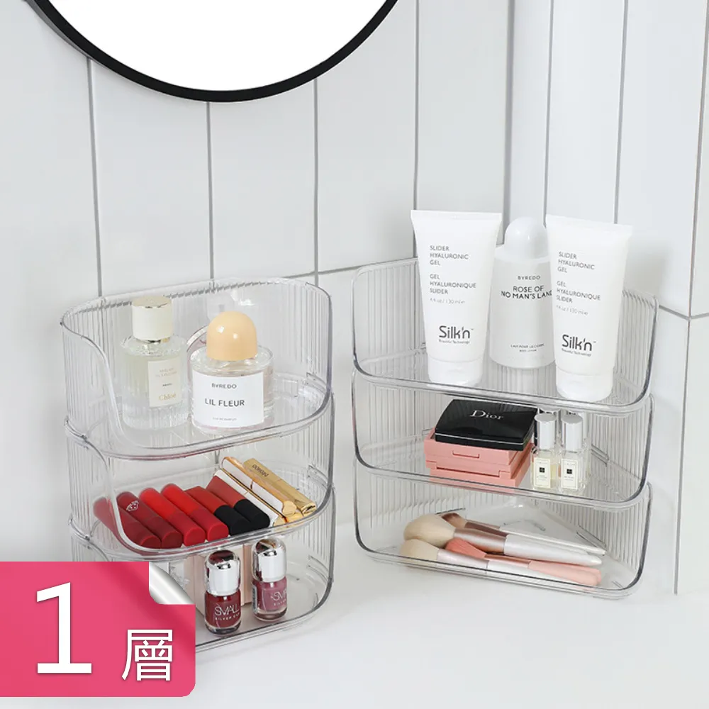 【茉家】桌面DIY小櫥櫃透明簡約抽屜收納盒-小號2組 歷史價格詳細信息