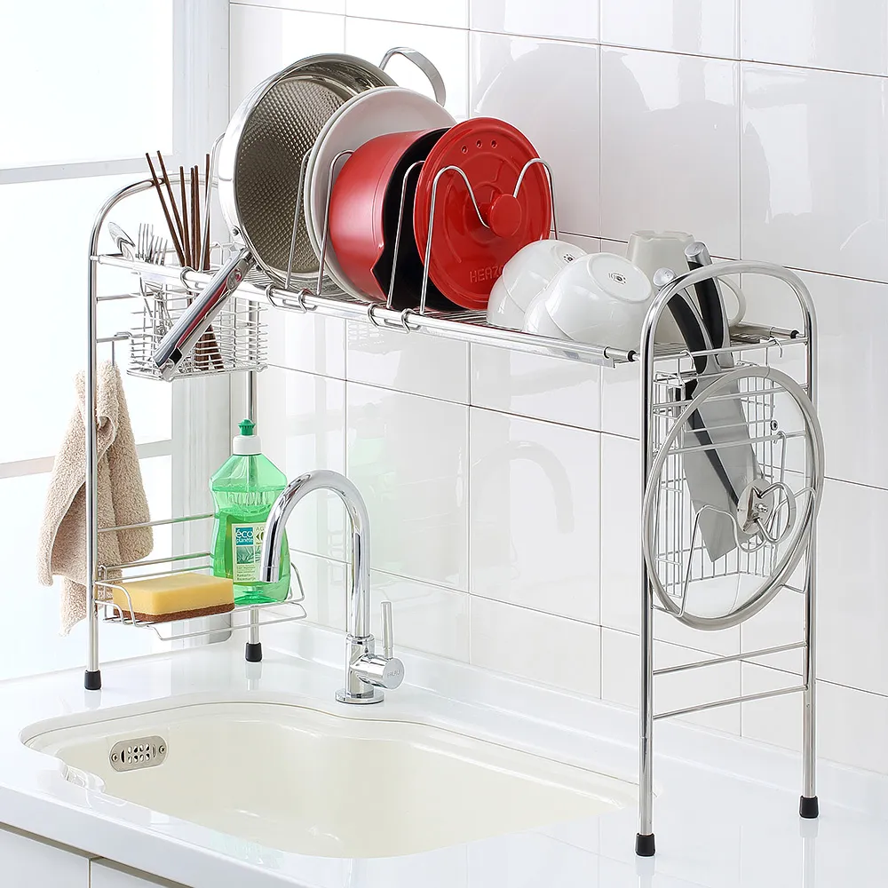 【生活采家】台灣製SUS304水槽伸縮收納架#27107T 歷史價格詳細信息