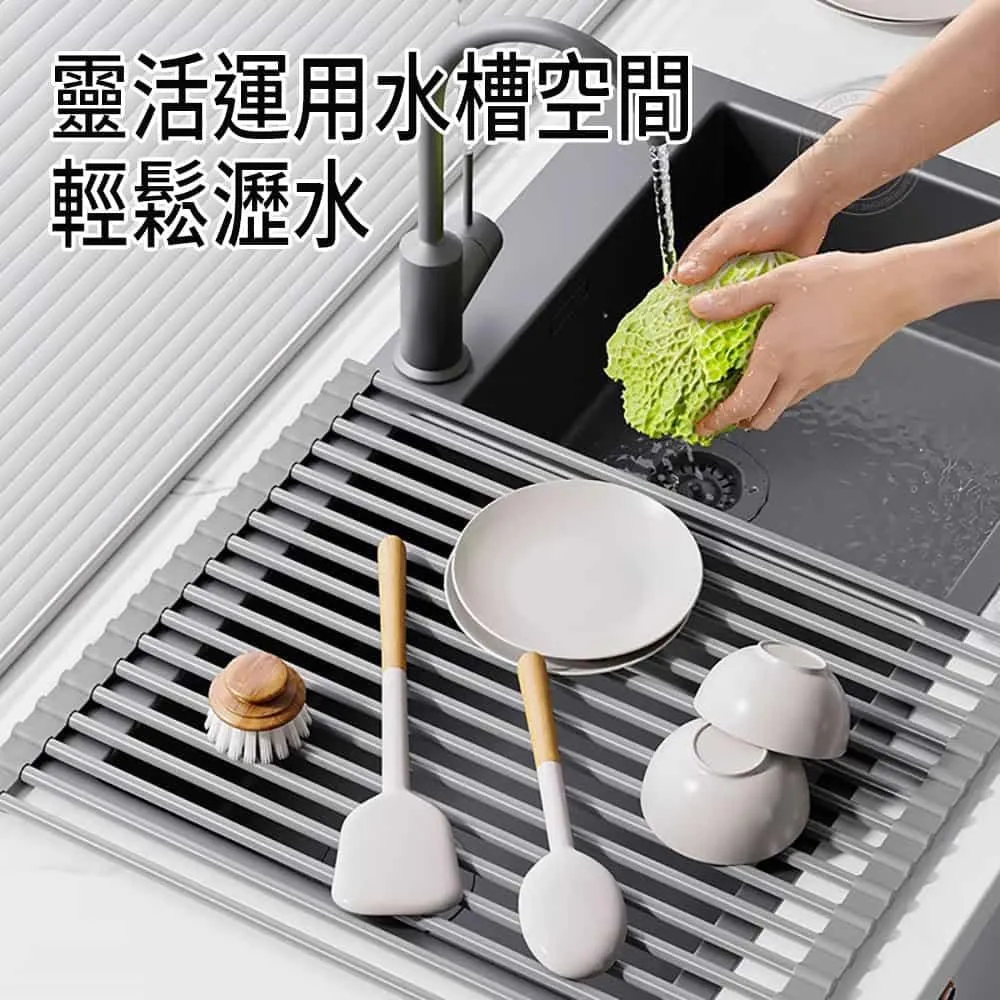 瀝水架碗盤架可折疊廚房水槽水池瀝水架碗碟收納架置物架瀝水籃網【zero潮流屋】 歷史價格詳細信息