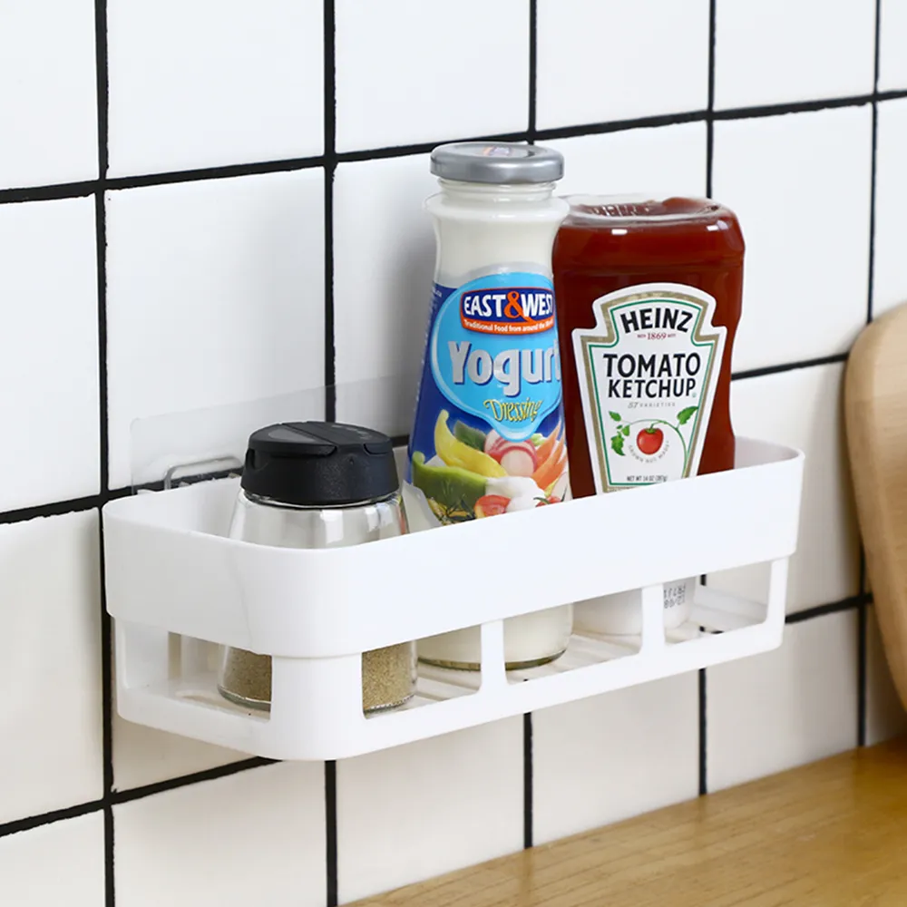 【G+居家】無痕貼長型收納架-白 歷史價格詳細信息