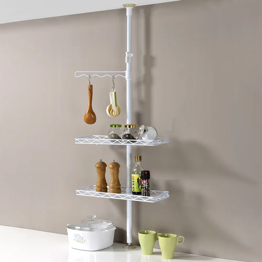 【洋翊】間約風 黑色鐵製雙層收納架/瓶罐架 歷史價格詳細信息