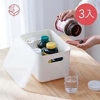 【日本霜山】無印風霧面附蓋扁形收納盒-L-3入 歷史價格詳細信息