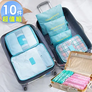 【iRoom優倍適】悠遊旅行10件組(天藍點點) 歷史價格詳細信息