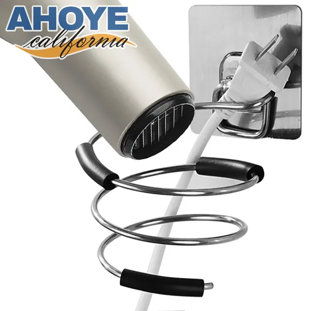 免打孔掛勾吹風機收納架  超值2入 歷史價格詳細信息