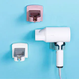 免打孔掛勾吹風機收納架  超值2入 歷史價格詳細信息