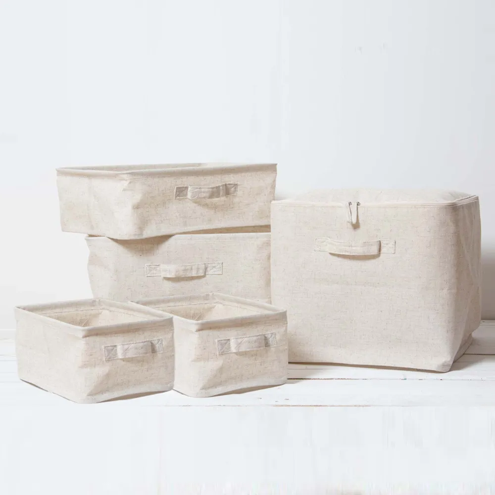 《真心良品》棉麻深型附蓋收納箱(特大)2入 歷史價格詳細信息