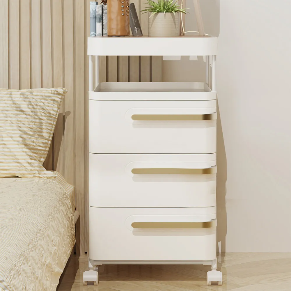 【AOTTO】免安裝42面寬感應夜燈四層收納櫃(收納櫃 抽屜櫃 置物櫃 床頭櫃) 歷史價格詳細信息