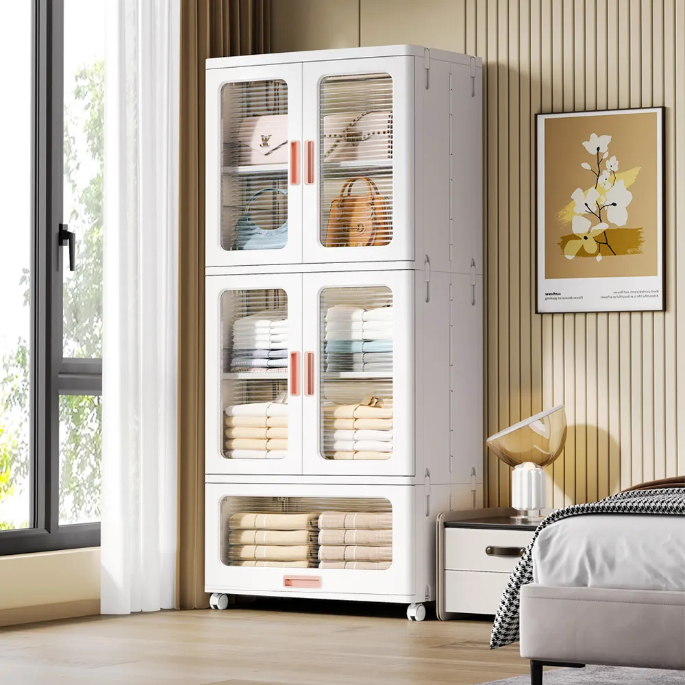 【AOTTO】65面寬三開門五層折疊收納櫃(收納櫃 置物櫃 櫥櫃) 歷史價格詳細信息