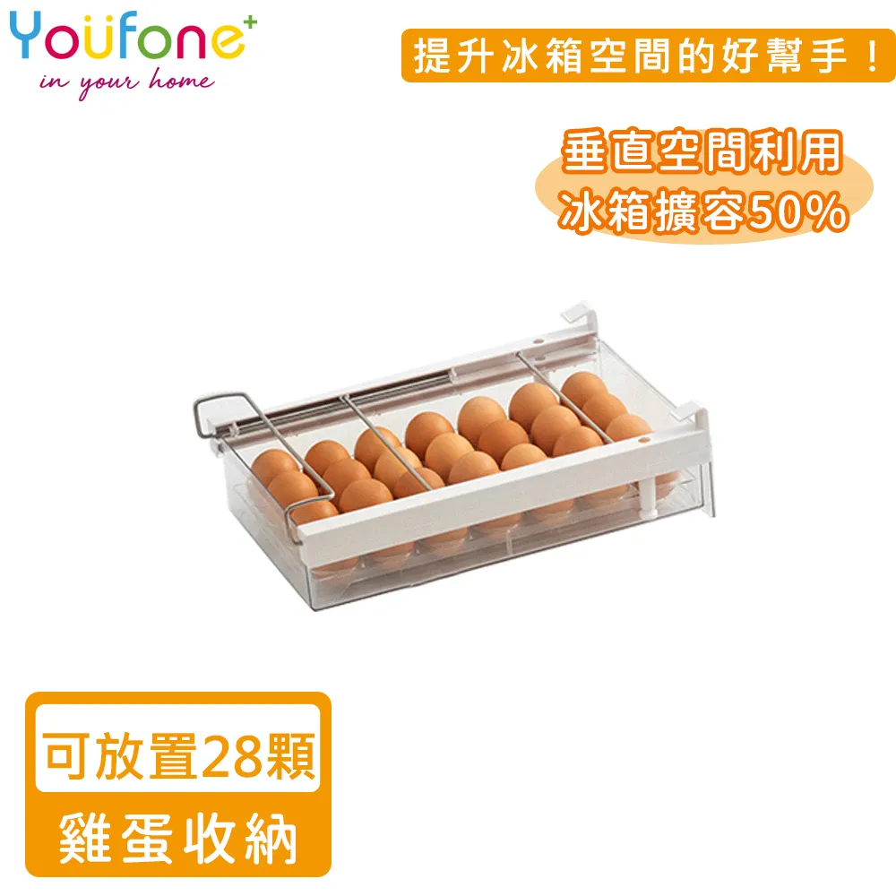 冰箱抽屜式收納盒／雞蛋盒(1入)【小三美日】D021980 歷史價格詳細信息
