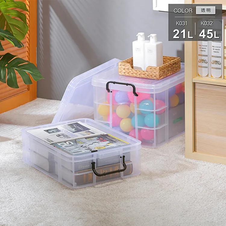 強固型掀蓋整理箱 收納箱 置物箱-23L 歷史價格詳細信息