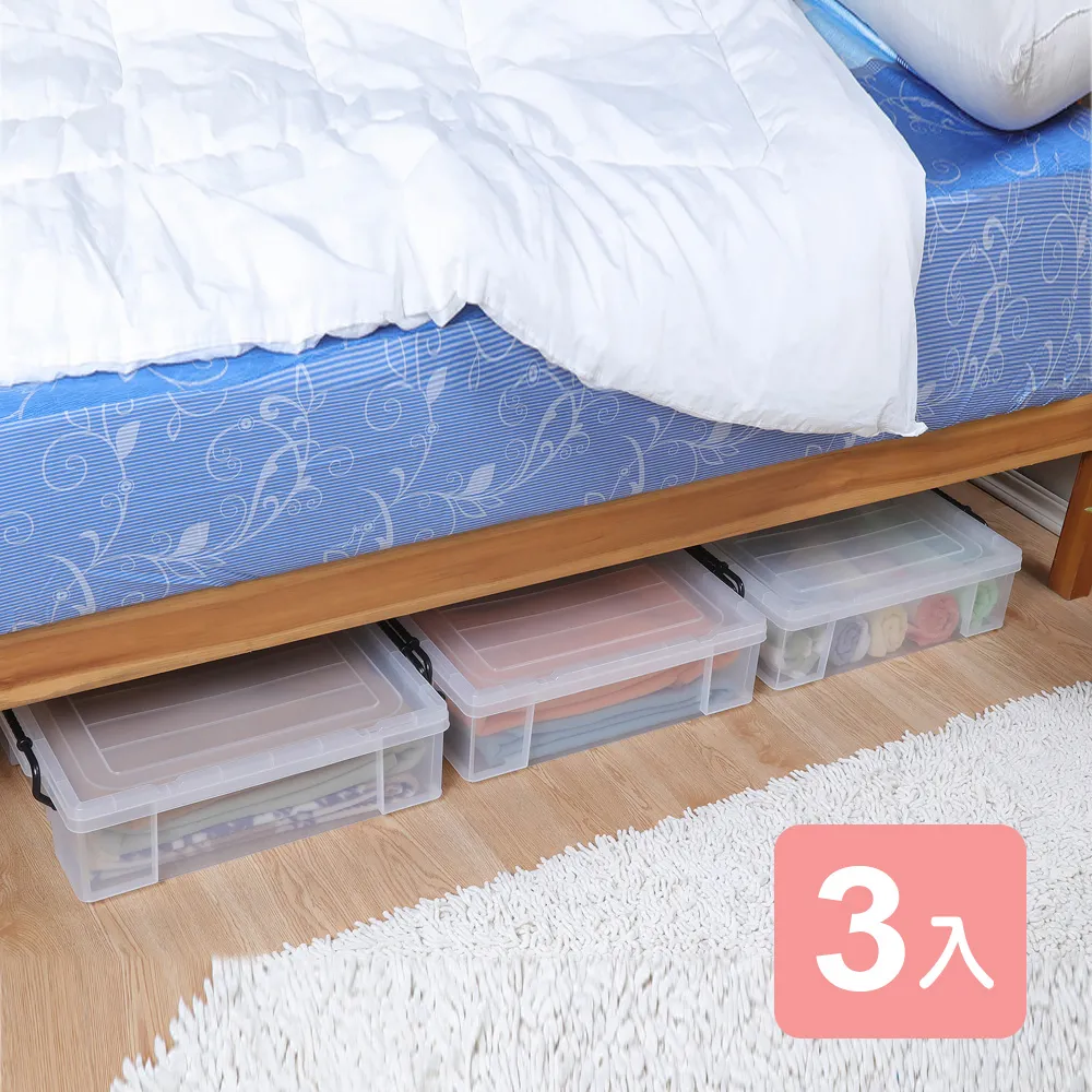 《真心良品》KEYWAY耐久型掀蓋式透明整理箱15L-6入 歷史價格詳細信息