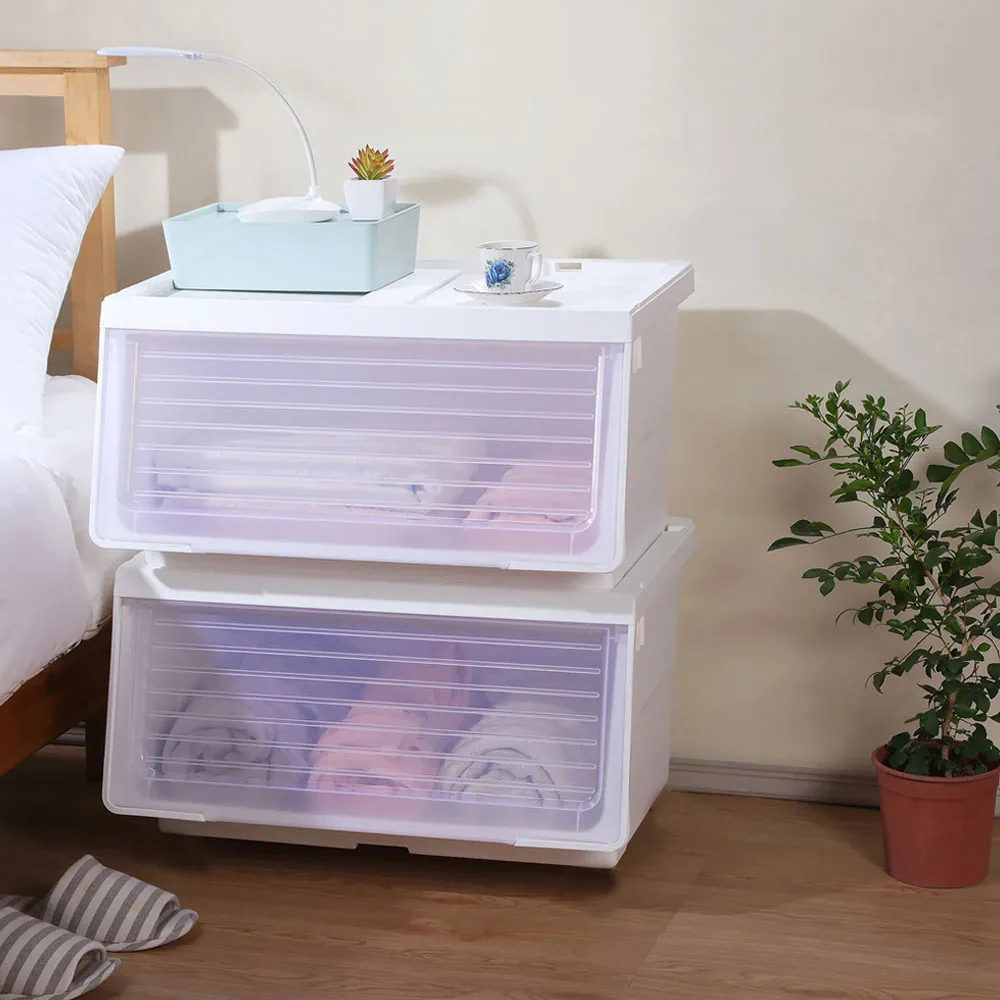 《真心良品》KEYWAY大開口前掀式直取整理箱(46L)-3入組 歷史價格詳細信息