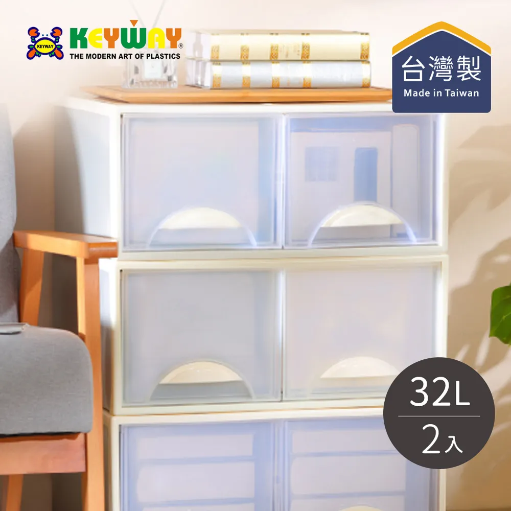 KEYWAY 雙抽屜整理箱 400x358x212mm 1PC個 x 1【家樂福】 歷史價格詳細信息