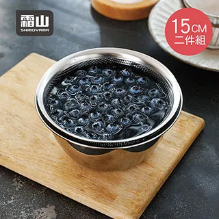 【日本霜山】304不鏽鋼料理用調理盆&圓盤二件組 歷史價格詳細信息