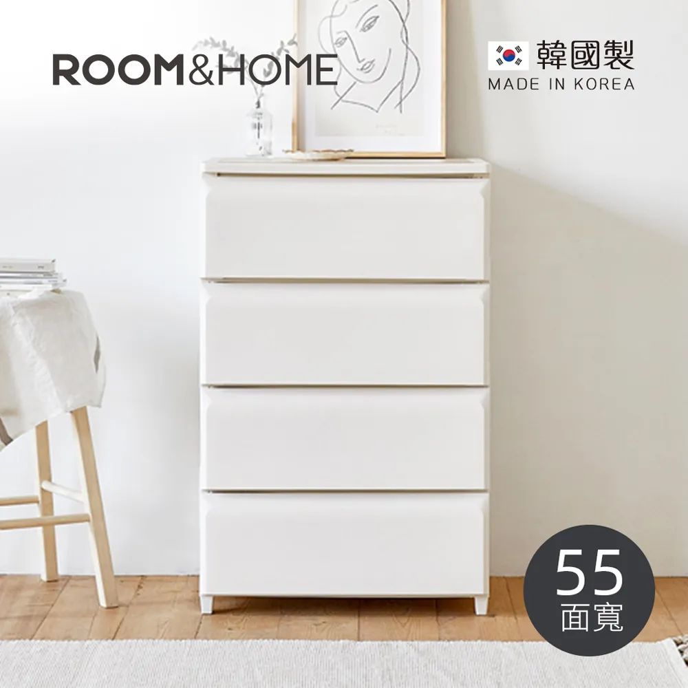 【韓國ROOM&HOME】韓國製34面寬五層抽屜收納櫃(木質天板)-DIY-多色可選 歷史價格詳細信息