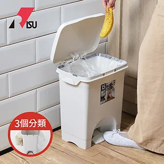 腳踏式垃圾桶【15L】(加厚材質/按壓開蓋) 歷史價格詳細信息