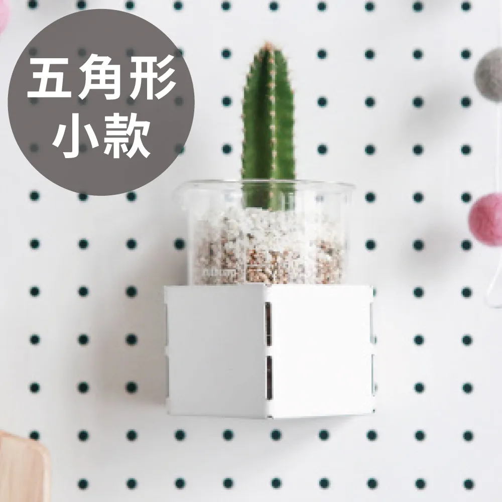 Peachy Life 韓國製洞洞板配件-五角形收納盒M/牆面收納/收納壁板/收納牆/牆面裝飾(2色可選) 歷史價格詳細信息