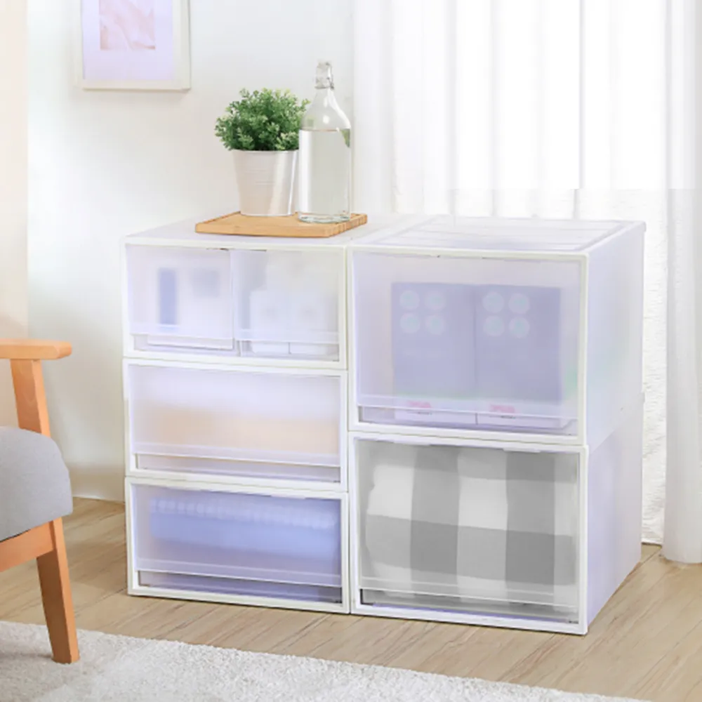 《真心良品》KEYWAY面寬-40雙抽屜整理箱30L-3入組 歷史價格詳細信息