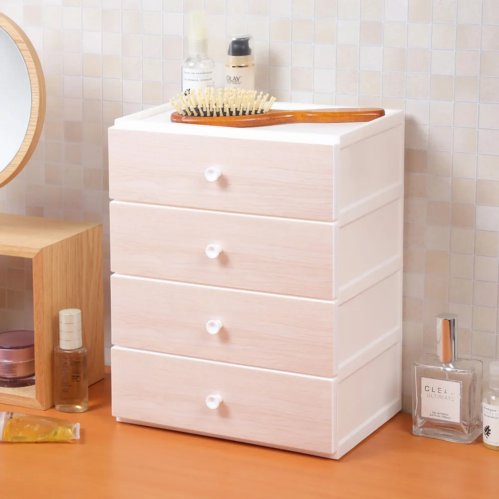 KEYWAY 楓木寬型四層置物櫃 410x543x891mm 1PC個 x 1【家樂福】 歷史價格詳細信息