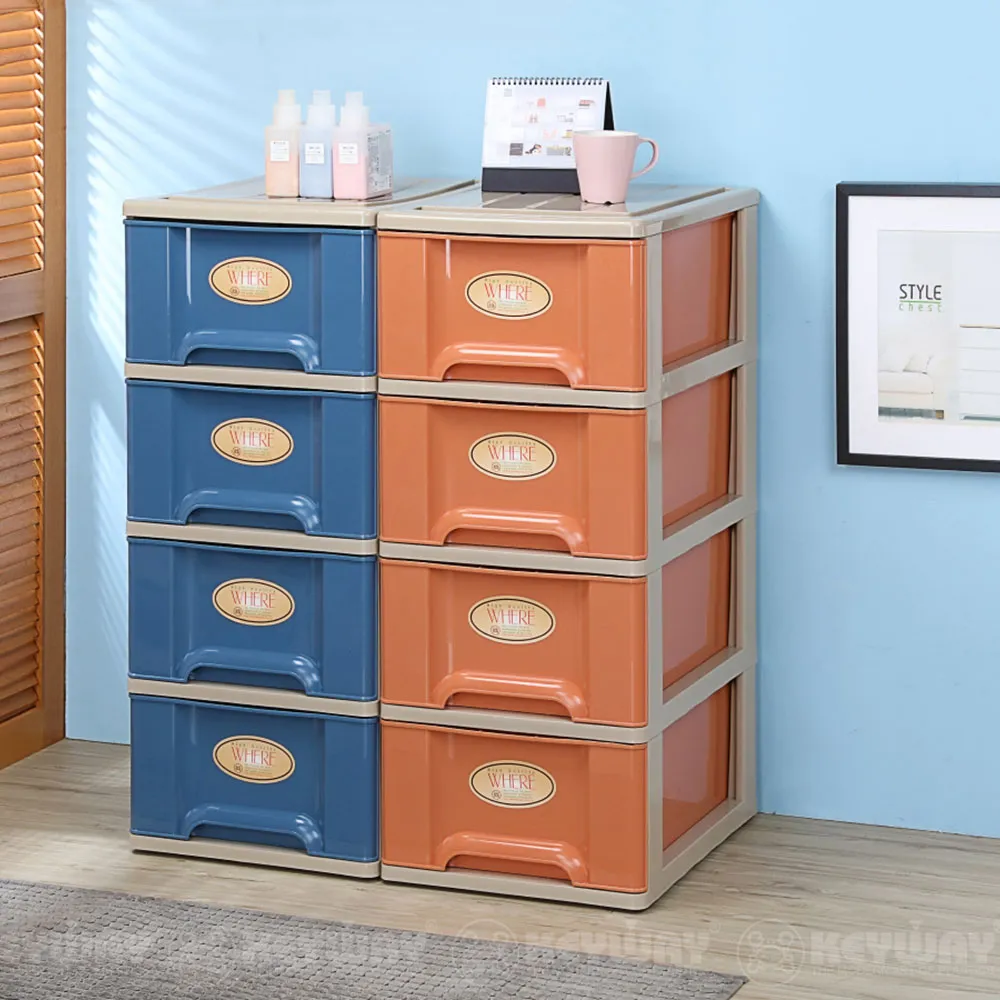 《真心良品》KEYWAY面寬-40雙抽屜整理箱30L-3入組 歷史價格詳細信息