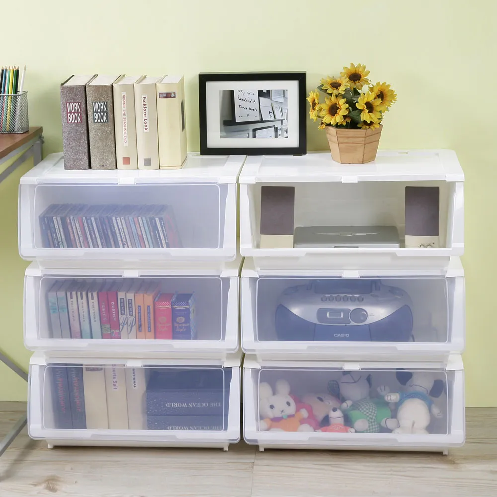 《真心良品》巧思可疊直取式收納箱(16L)6入 歷史價格詳細信息