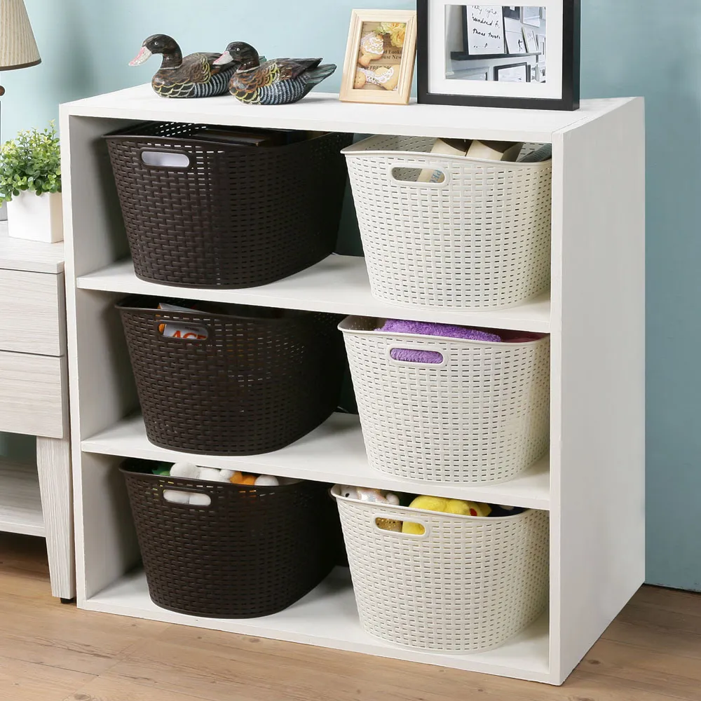 《真心良品》藤蔓開放式手提收納整理盒6入 歷史價格詳細信息