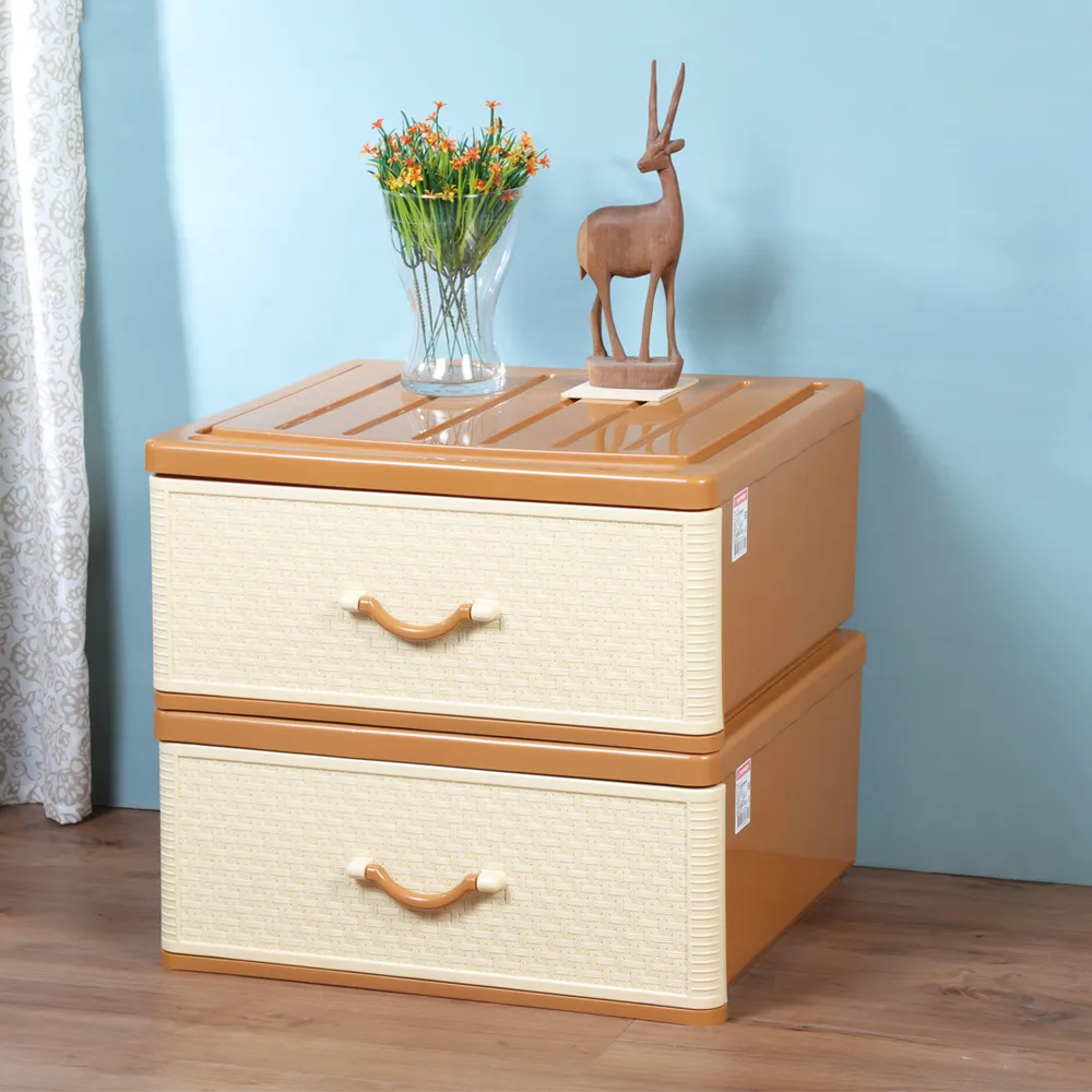 《真心良品》古賀加寬四抽收納櫃(附輪)138L-1入組 歷史價格詳細信息