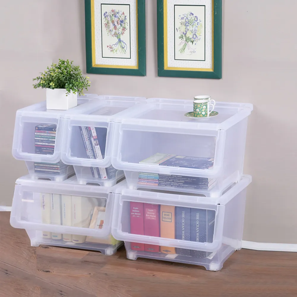 《真心良品》巧思可疊直取式收納箱(16L)6入 歷史價格詳細信息