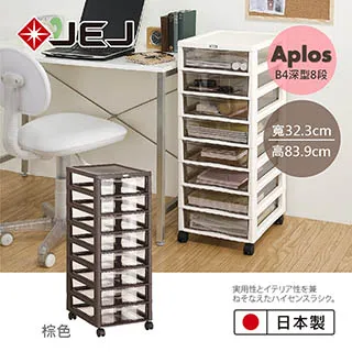 日本JEJ APLOS B4系列 文件小物收納櫃淺型5抽 米色 歷史價格詳細信息