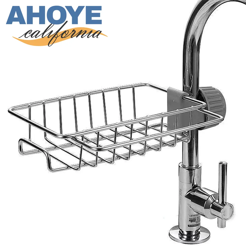 水龍頭不鏽鋼收納架 普通款 可快速瀝乾 免釘瀝水架水槽架簍空籃置物架 歷史價格詳細信息